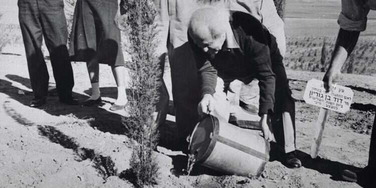 KKL-JNF reveals photos of Ben-Gurion in early days of Kibbutz Nahal Oz