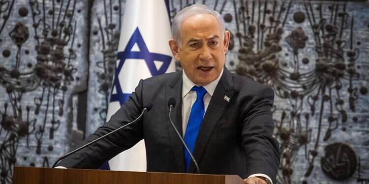 Prime Minister Benjamin Netanyahu LIVEBLOG: Rocket, drones on northern Israel; IDF hits Hezbollah targets