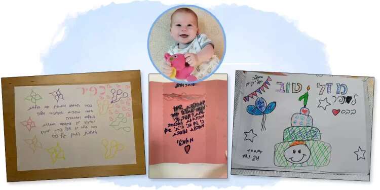 'Come home soon': Children released from captivity in touching tribute to mark birthday of Kfir Bibas