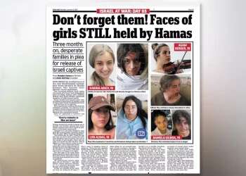 'Don't forget them': Daily Mail publishes bloodied faces of Israeli girls held by Hamas