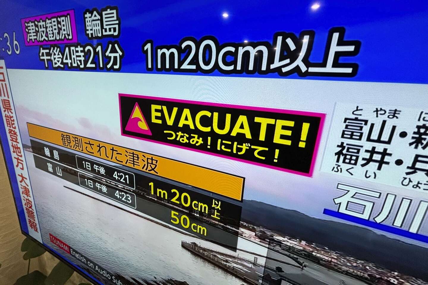 Tsunami warnings in us