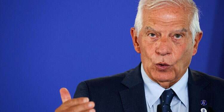The EU High Representative for Foreign Affairs and Security Policy Josep Borrell EU's Borrell suggests US rethink military aid to Israel