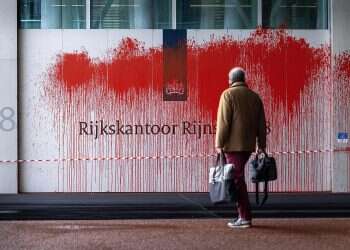 Burning object thrown at Israeli Embassy in the Hague