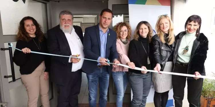 The dedication of the new center