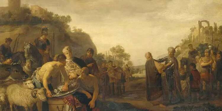 'You may look small to yourself, but you are the head of the tribes of Israel'/ 'Samuel and Saul' by Claes Corneliszoon Moeyaert, Public domain, via Wikimedia Commons (circa 1592–1655) The supreme test of leadership