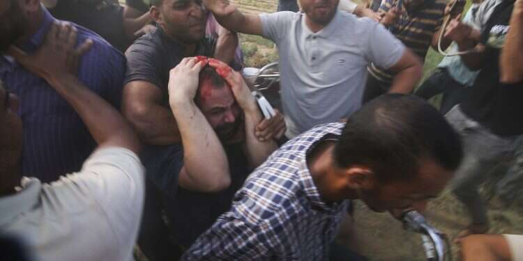 Palestinian Hamas terrorists transport Yarden Bibas to Gaza after kidnapping him from his home in Nir Oz, a kibbuz in Israel near the Gaza border, on Oct. 7, 2023 How countering the pro-Hamas narrative triggered anti-Jewish online hysteria