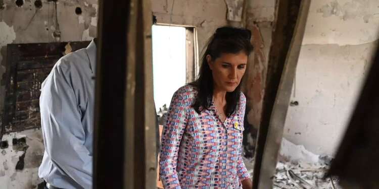Haley arrives for Israel solidarity tour