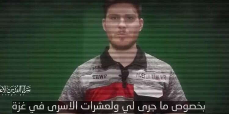 PIJ releases video of captured Israeli Sasha Trufanov