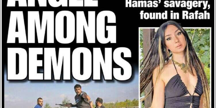 Shani Louk on the New York Post's front page
Global press leads with recovery of German-Israeli captive Shani Louk's body