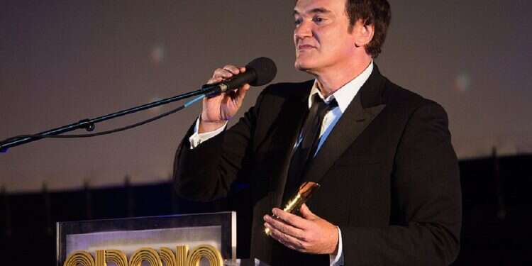 Pro-Palestinian activist harasses Quentin Tarantino
