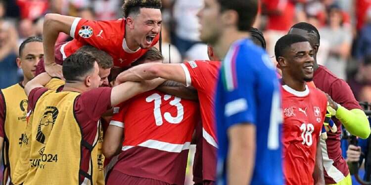 Switzerland beats Italy: Defending Euro champion eliminated