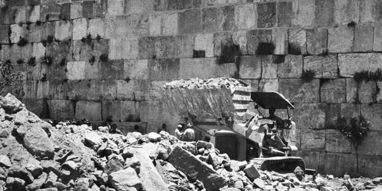 The works at the Western Wall plaza following its liberation in 1967 It's high time to quash the Palestinian lies about Jerusalem
