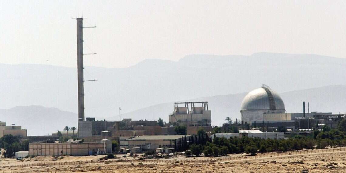 The Dimona nuclear research center in the southern Israeli Negev desert on September 8, 2002 Israel reportedly upgrades plutonium reactor in Dimona