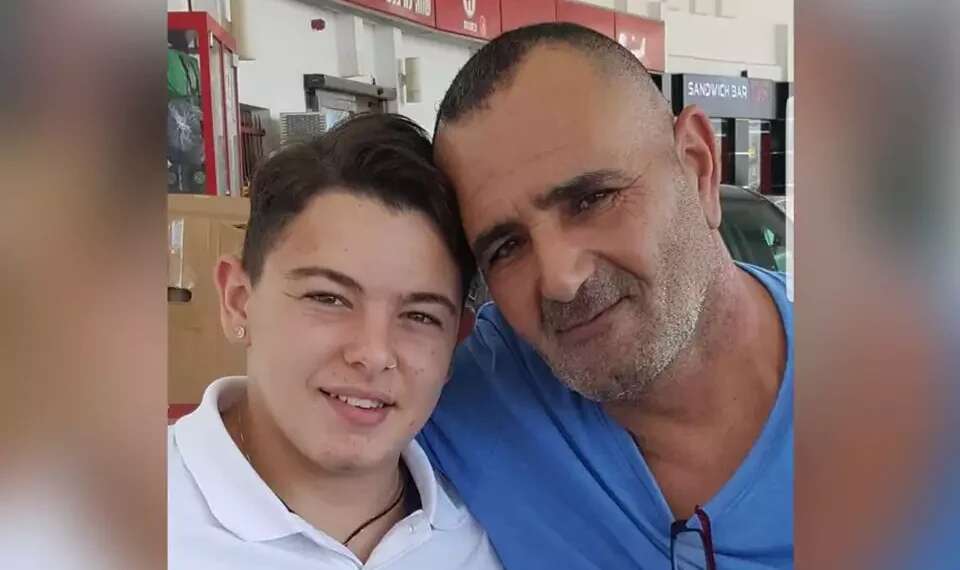Almog Meir Jan with his father, Yossi, several years ago 'Couldn't handle the grief': Father of rescued captive found dead as country celebrates