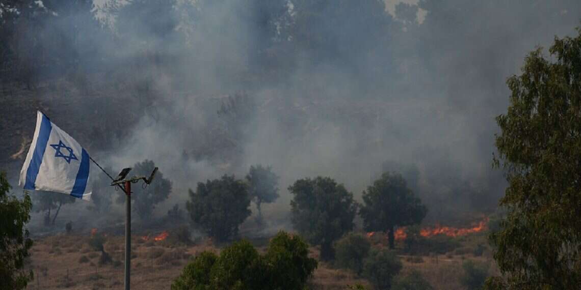 Fires as a result of Hezbollah's bombing of northern Israel, on June 12, 2024. Yet another controversy: BBC presenter justifies Hezbollah's attacks on Israel