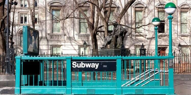 A New York City subway station