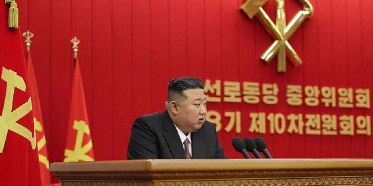 North Korea's leader Kim Jong Un taking part in the 10th enlarged plenary session of the 8th Central Committee of the Workers' Party of Korea on June 28, 2024 Senior North Korean diplomat defects to South Korea