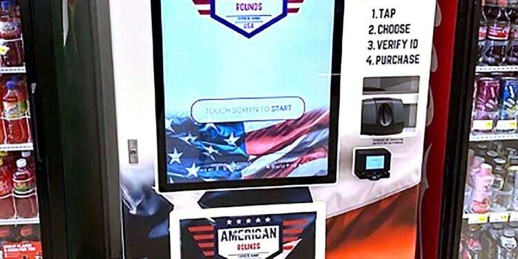 Texas company introduces bullet vending machines in grocery stores