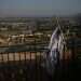 An Israel flag hangs on an area backdropped by buildings in Kiryat Shmona. Photo/Leo Correa, AP An Israel flag hangs on an area backdropped by buildings in Kiryat Shmona. Photo/Leo Correa, AP