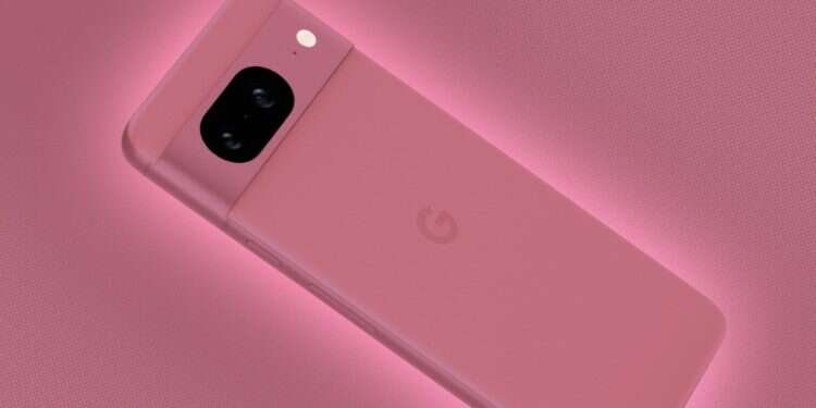 Pink design for Google Pixel 9