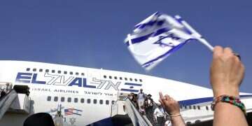 Israelis welcome new Jewish immigrants from the U.S. and Canada at Ben Gurion airport near Tel Aviv. Aliyah from North America expected to grow in 2024