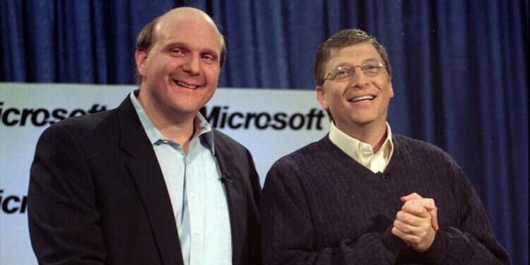 Steve Ballmer and Bill Gates