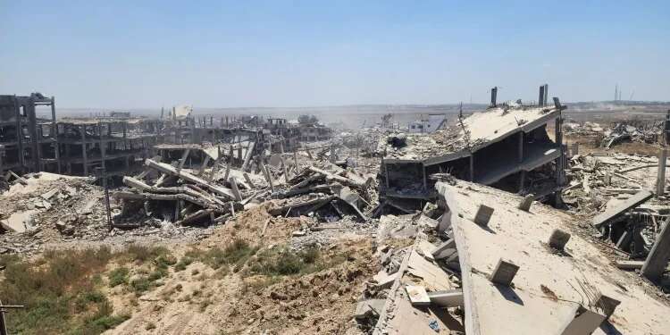 'This is where Hamas took the hostage': A visit to the heart of Gaza