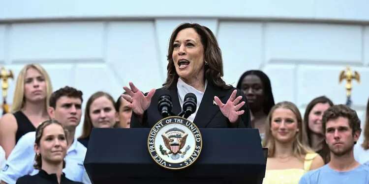 Kamala Harris. Photo: AFP US Muslims call on Harris to impose weapons embargo on Israel