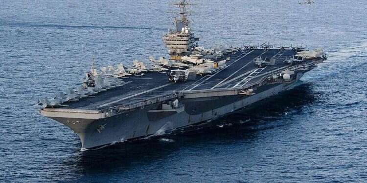USS Abraham Lincoln arrives in the Middle East