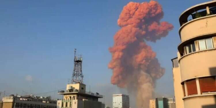 Beirut port explosion 2020