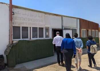 British Ambassador to Israel Simon Walters visits the Negev