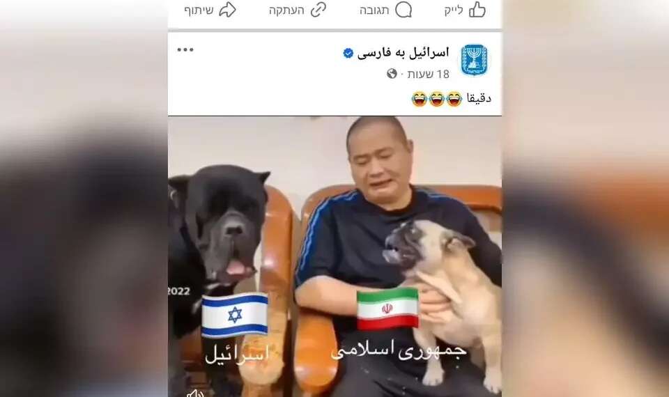 Foreign Ministry posts mocking meme of Iran