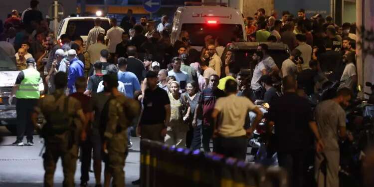 The entrance to the American University of Beirut Medical Center, last night. Photo: AFP Momentum has an expiration date – war in the north, now
