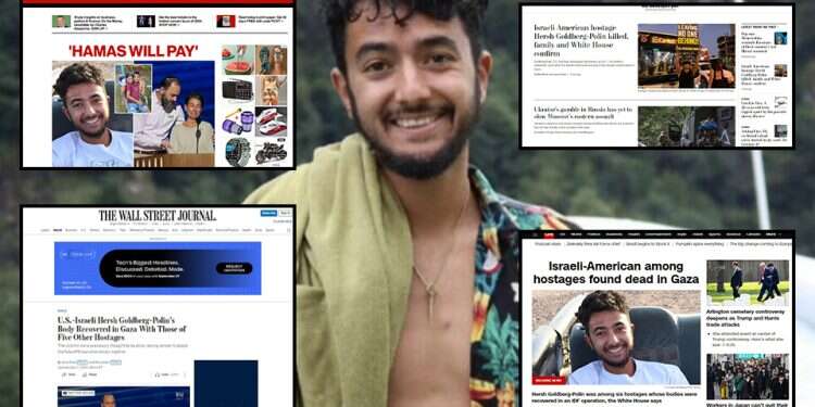 US media headlines World captivated by murder of 6 hostages, but fails to mention Hamas