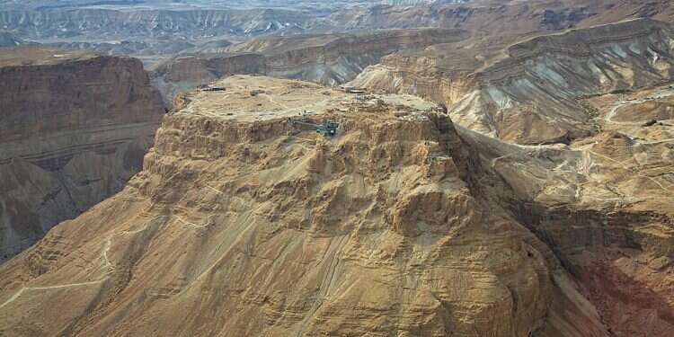 Masada. Photo: Moshe Shai Archaeological findings challenge accepted Masada history