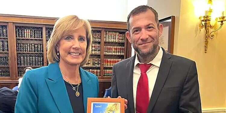 Yossi Dagan, head of the Samaria Regional Council, and US Republican Representative Claudia Tenney are spearheading legislation that would officially recognize the area commonly referred to as the 'West Bank' as 'Judea and Samaria' US bill to abolish term West Bank in official documents