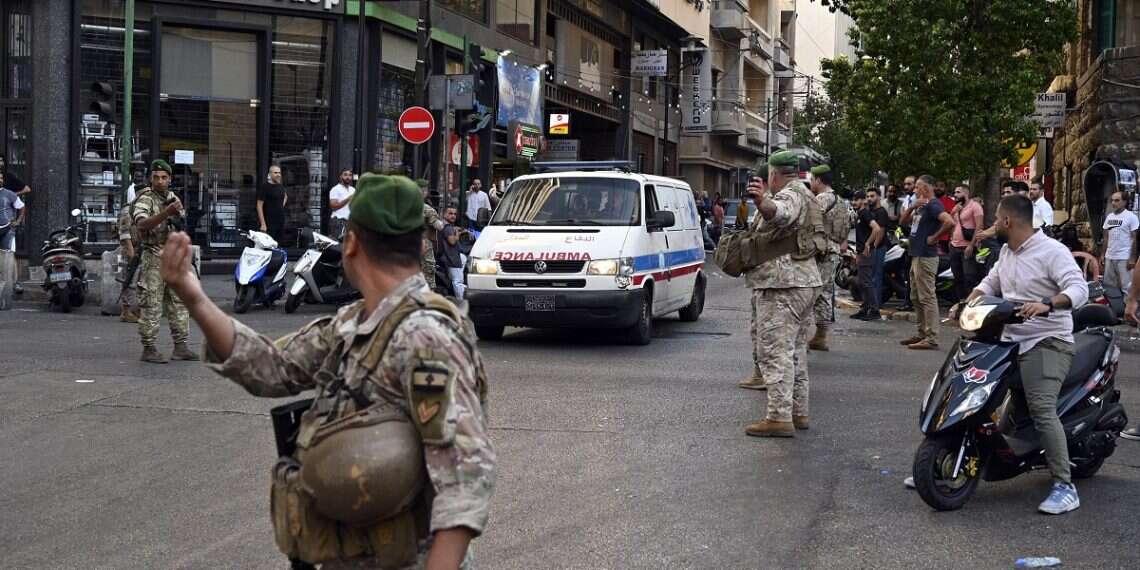 An ambulance arrives at the American University of Beirut Medical Center (AUBMC) after an incident involving Hezbollah wireless devices in Beirut, Lebanon, Sept. 17, 2024 Report: Hezbollah pager attack result of 15-year planning
