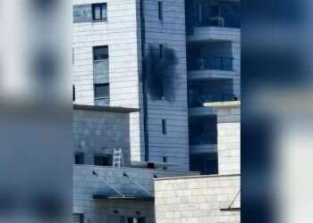 High rise in northern Israel hit by Hezbollah drone
