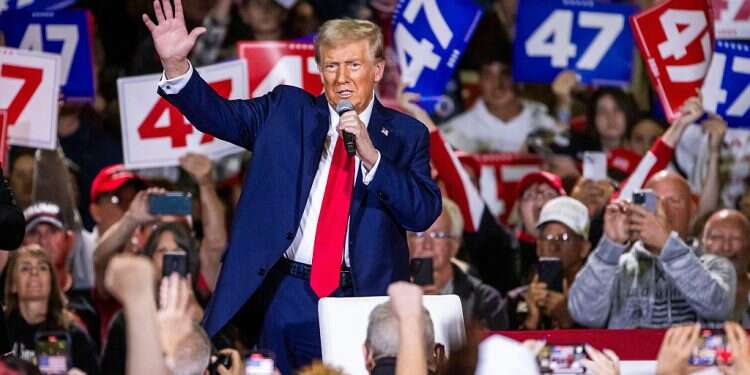 Harris, Trump in tight race across 7 battleground states, poll finds