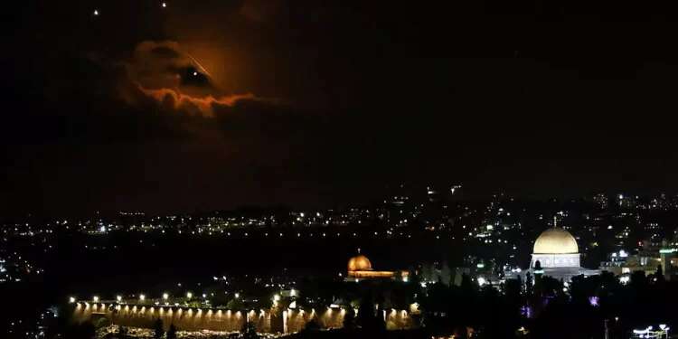 The Iranian attack on Israel. Photo: TPX Israel must consider how far it wants a war with Iran