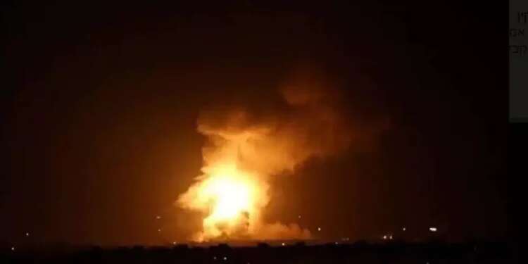 Explosion in Iran (Archive). Photo: Arab Networks Israel launches successful airstrikes on Iran to retaliate for Oct. 1 attack