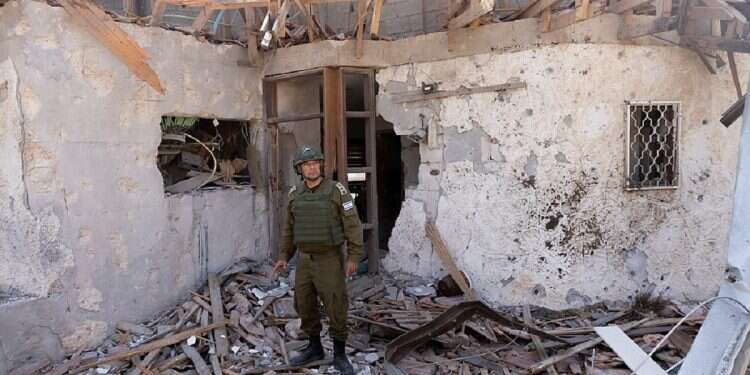 An Israeli soldier inspects a house that was damaged by missile fired by Hezbollah during a media tour to the village on October 15, 2024 in Metula, Israel. Photo credit: Amir Levy/Getty Images The ceasefire's true value and the road ahead