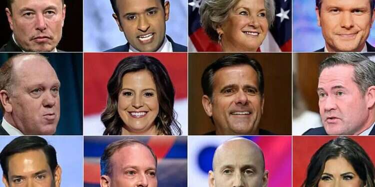 Trump reveals key appointments for upcoming administration