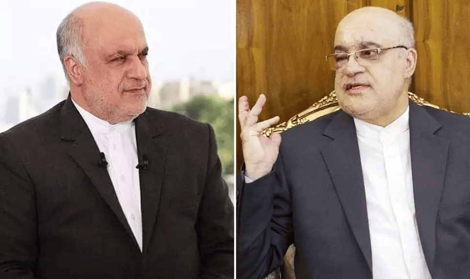 Iran's Ambassador to Lebanon Mojtaba Amini before (L) and after (R) the pager attack in Lebanon A blast from the past: Tehran's wounded diplomat resurfaces