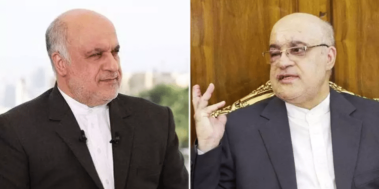 Iran's Ambassador to Lebanon Mojtaba Amini before (L) and after (R) the pager attack in Lebanon A blast from the past: Tehran's wounded diplomat resurfaces