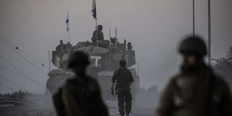 Israeli tanks move near Gaza border as Israeli army deploys military vehicles around the Gaza Strip, Israel on October 12, 2023 LIVEBLOG: Major barrage on Galilee, Haifa