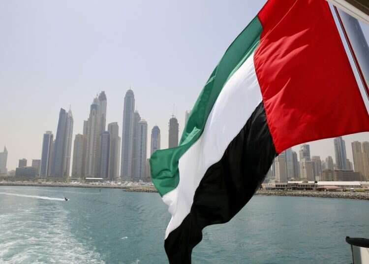 The UAE flag flies over a boat at Dubai Marina, Dubai, United Arab Emirate. Photo: Reuters / Ahmed Jadallah Why does everyone want to be Syria's ally?