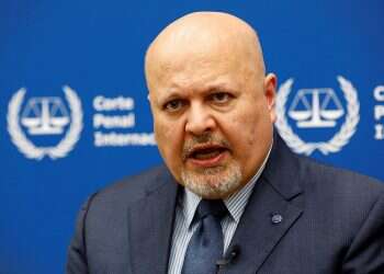 International Criminal Court Prosecutor Karim Khan speaks during an interview with Reuters in The Hague, Netherlands February 12, 2024 Another week of attacks on Israel