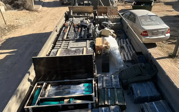 New arms caches were found in southern Lebanon in an IDF operation IDF uncovers massive underground Hezbollah weapons complex in Lebanon