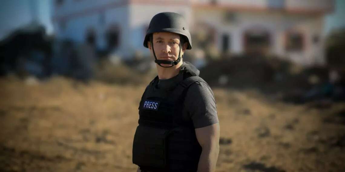 Douglas Murray in the Gaza Strip | Photo: Moshe Mizrahi Douglas Murray says 'many in Europe want to throw Israel to the crocodiles'